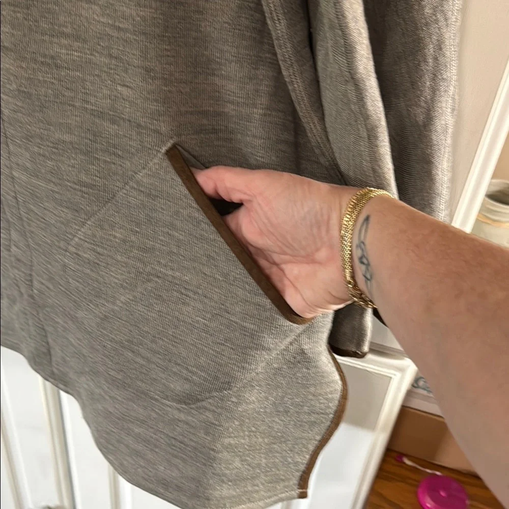 Soft Surroundings Brown Cowl Neck Sweater - Picture 4 of 5